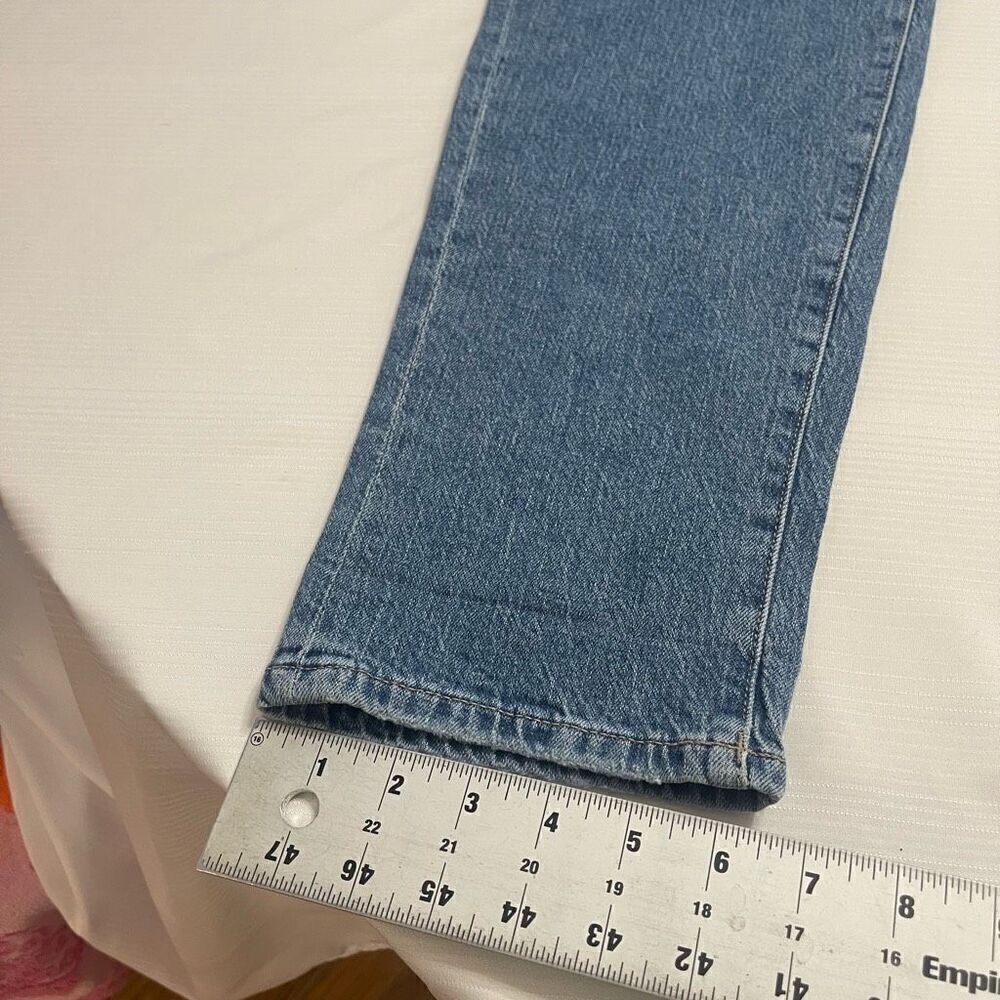 NWT Warp + Weft Clare Puebla Tapered Denim Jeans Size 35 X 32 New - Picture 5 of 10